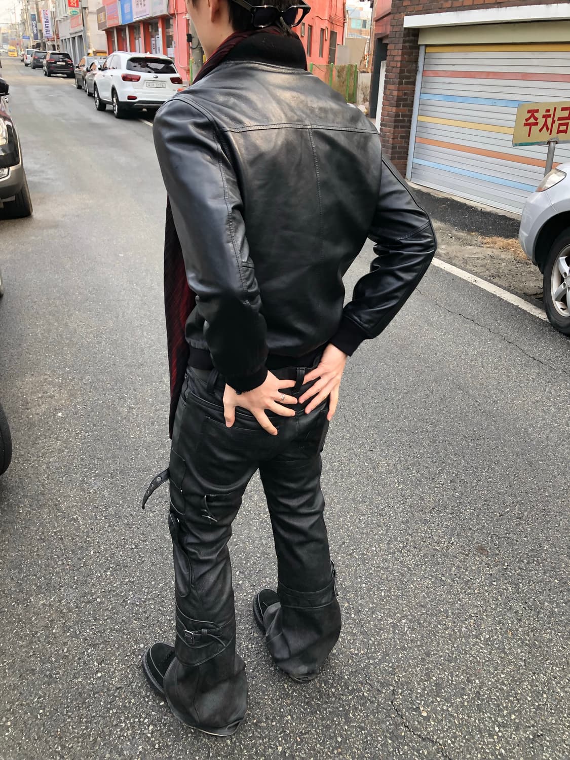 리버시블 레더 MA-1 상품이미지1