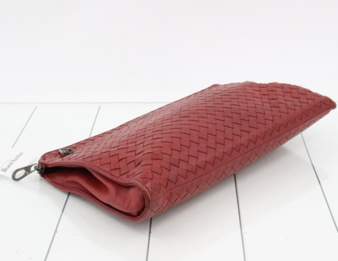 보테가베네타 인차리토 레드 클러치 상품이미지4