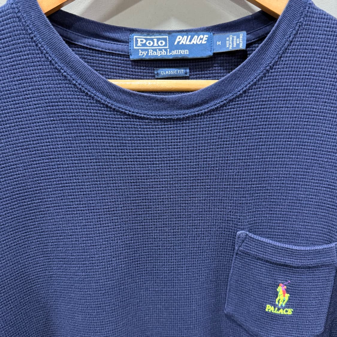 M 폴로 랄프로렌 x 팔라스 Polo PALACE 와플 반팔 티셔츠 상품이미지3
