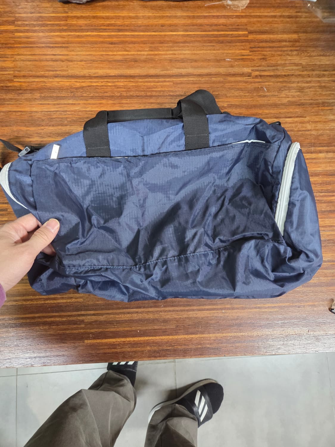 미즈노 중소형 폴딩 나일론 짐백 크로스백  상품이미지3