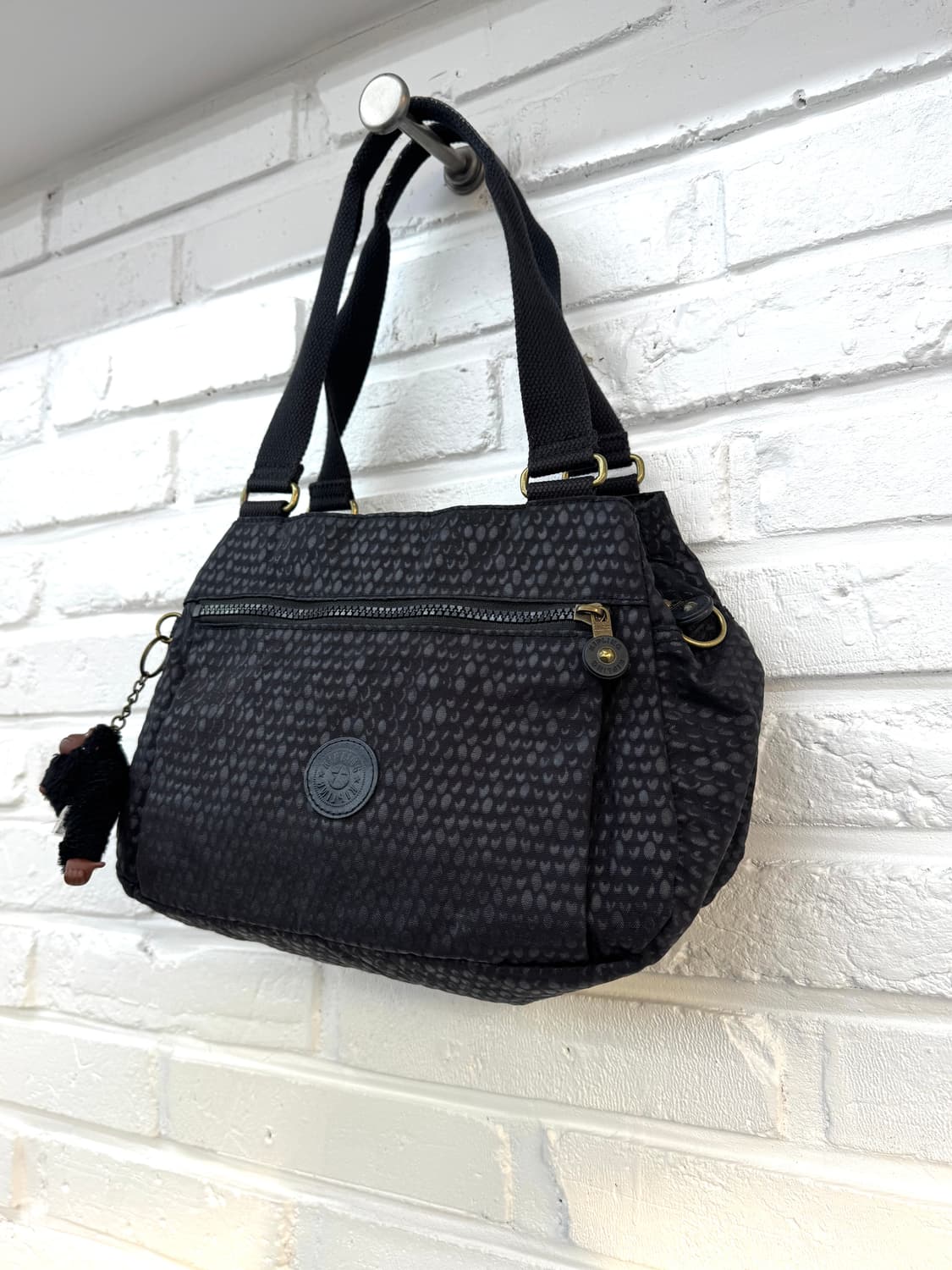 키플링 블랙 파이톤 백 상품이미지3