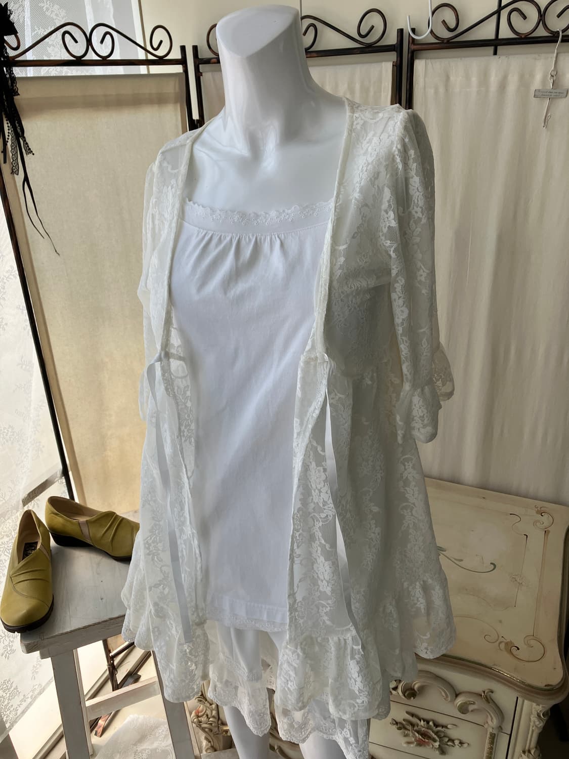 Ivory Lace Fairy Girl Set 상품이미지3