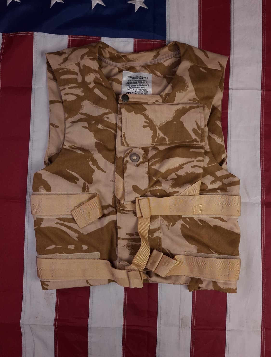 새제품급 오리지날 영국군 지급용 DPM 방탄 베스트 커버 상품이미지1