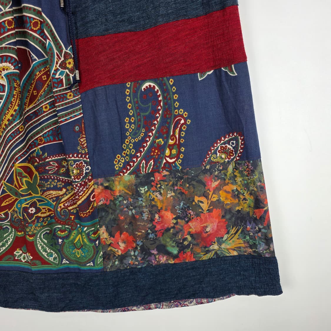 jean nassaus california 보헤미안 패치워크 롱스커트 상품이미지3