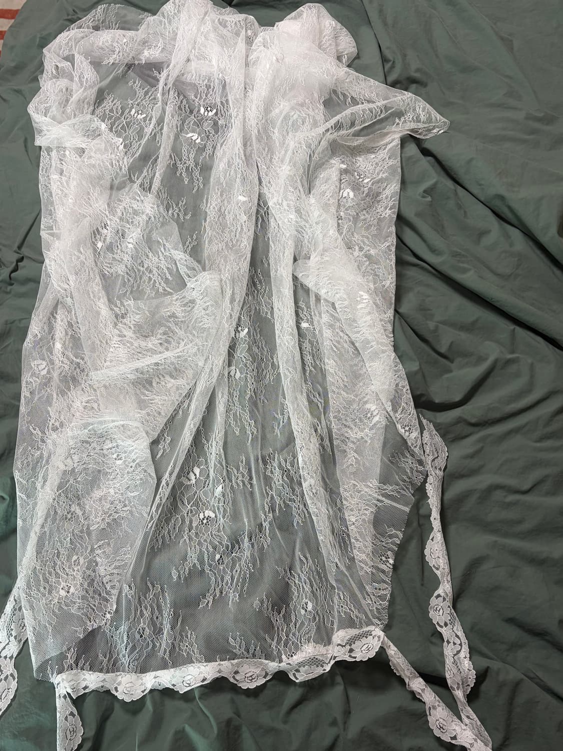 포지베일 FLORAL LACE CAP VEIL 상품이미지3