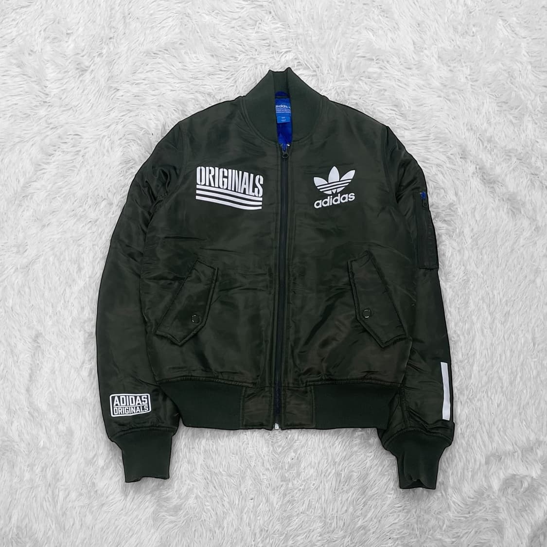 아디다스 오리지널 ma-1 플라이트 봄버 자켓 카키 상품이미지2