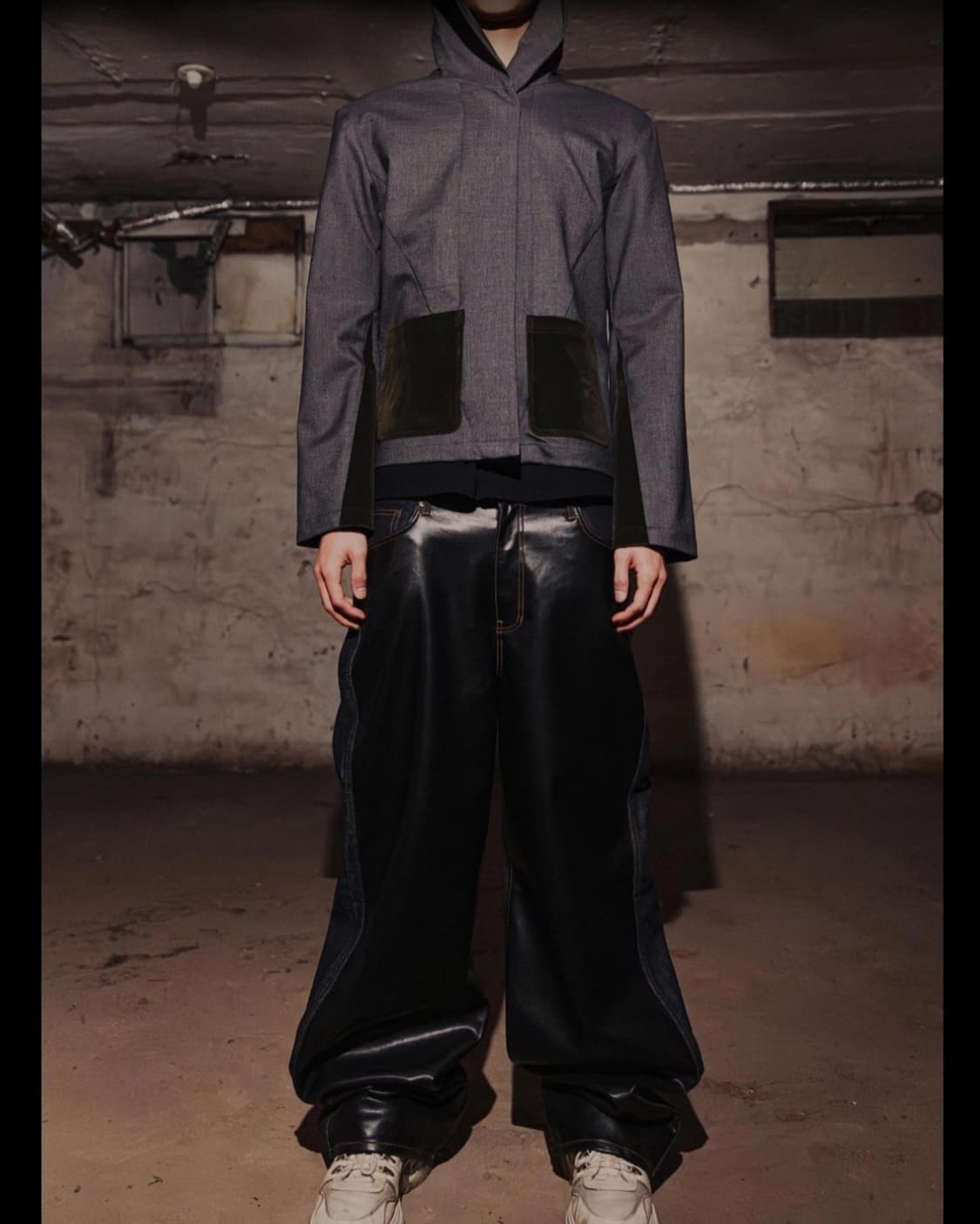 emostanceclub hooded panel cardigan 상품이미지6