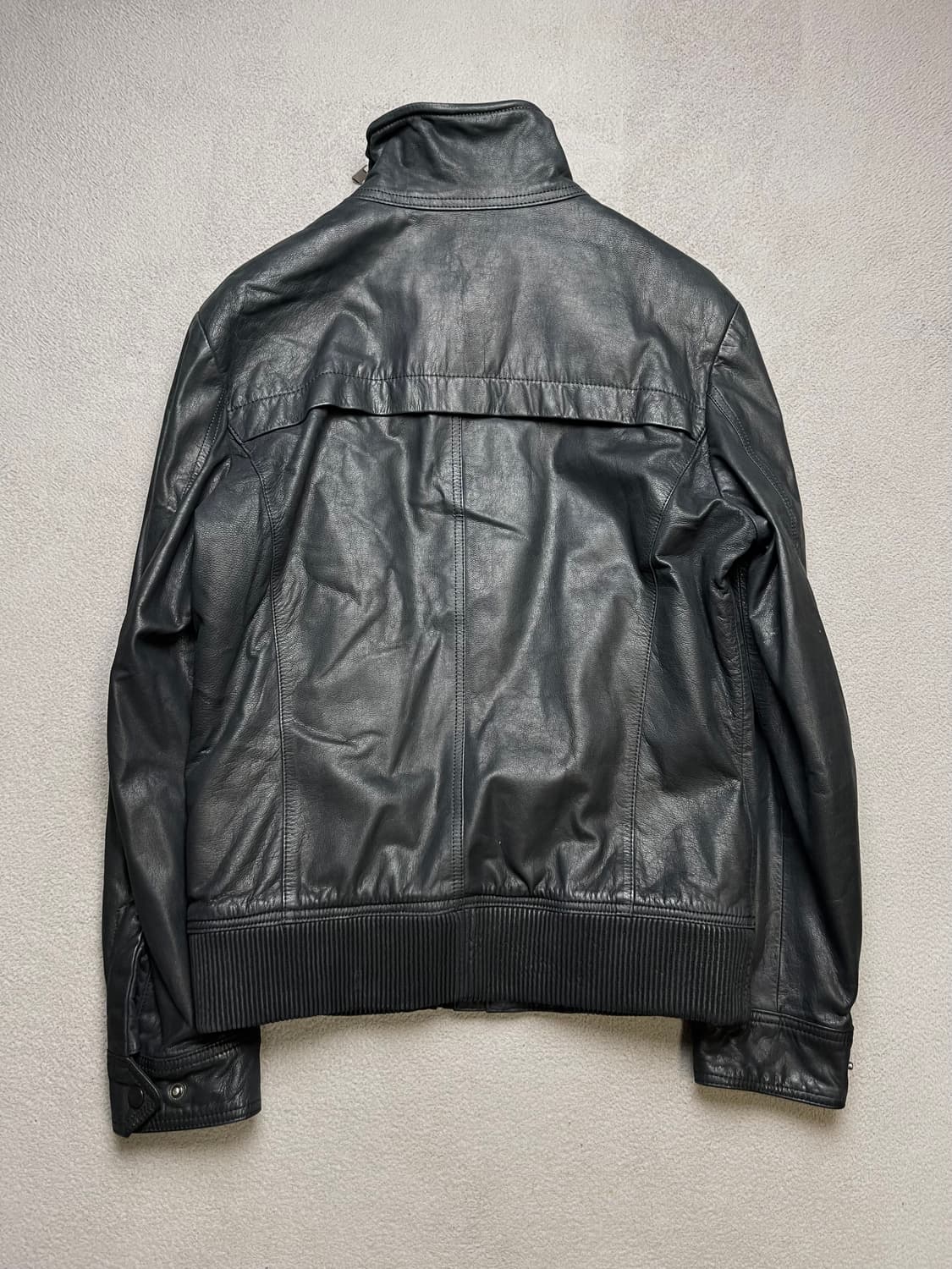 [100] 지오지아 하이넥 레더자켓 - 양가죽자켓 상품이미지2