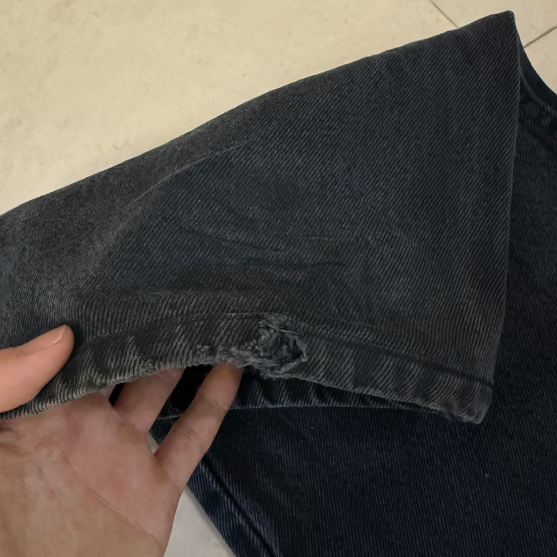 Wrangler 흑청 36인치 상품이미지4