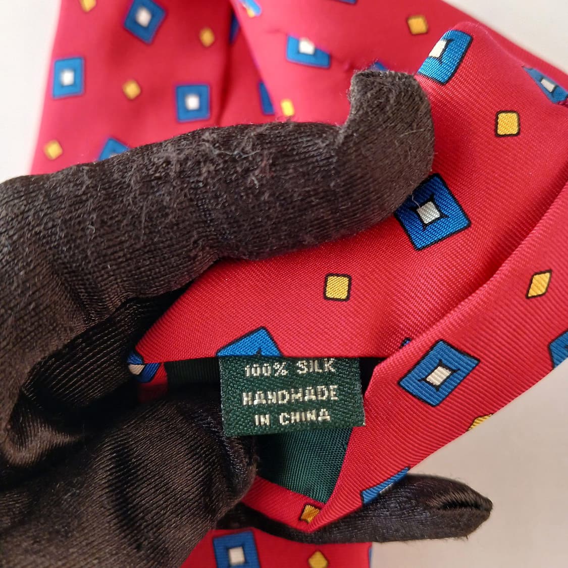 폴로 랄프로렌 실크 레드 패턴 넥타이 9cm A+등급 A19328 상품이미지10