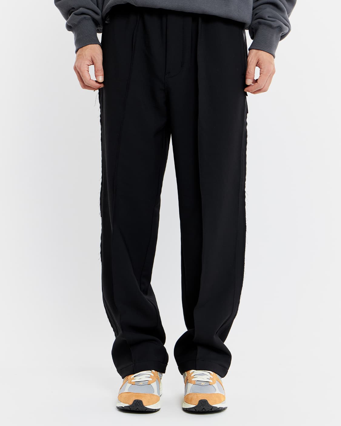 언어펙티드/ 로 엣지 컷 팬츠/ L 상품이미지3