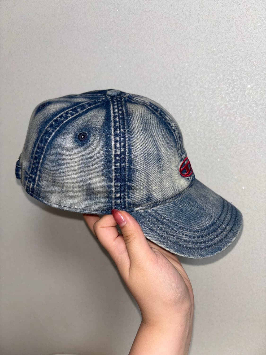 디젤 데님 볼캡 모자 상품이미지2