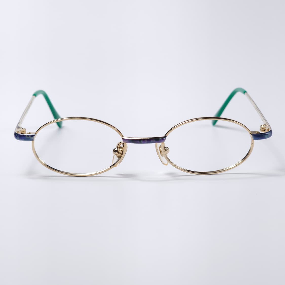 22K 도금 90년도 빈티지 오벌형 긱시크 안경 상품이미지2