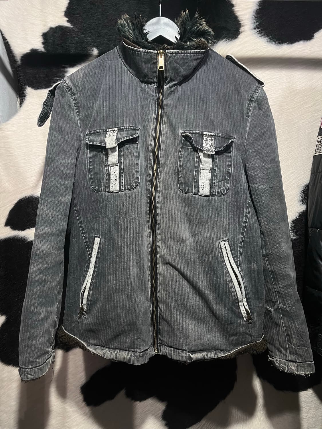 스미스 아메리칸 데님 무스탕 자켓 상품이미지2