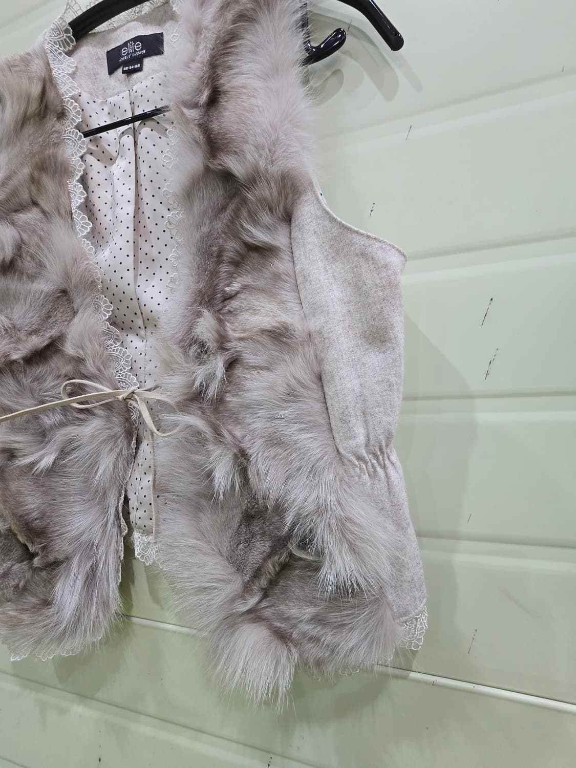 엘리트 폭스 퍼 여성 조끼 55사이즈 상품이미지4