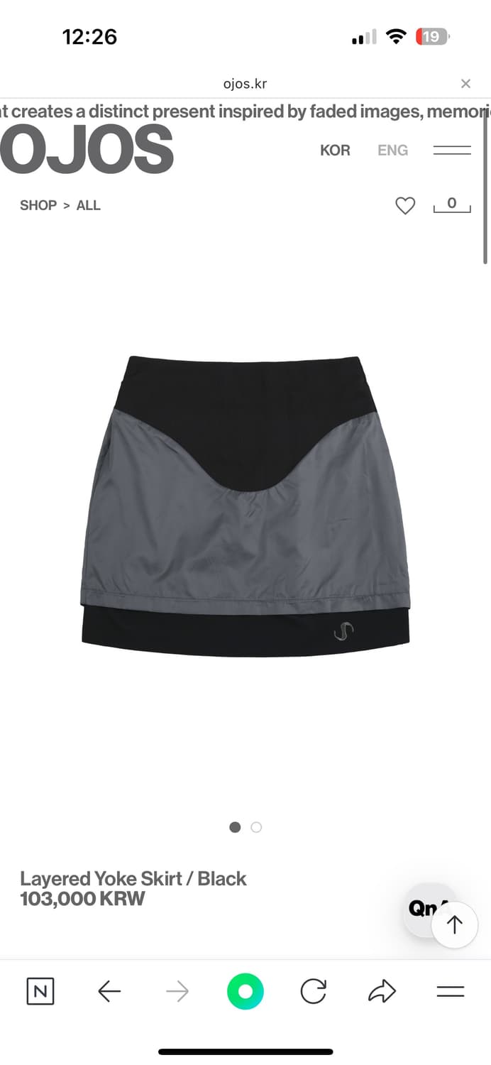 오호스 셋업 투웨이 후디 볼레로 / 치마  상품이미지7