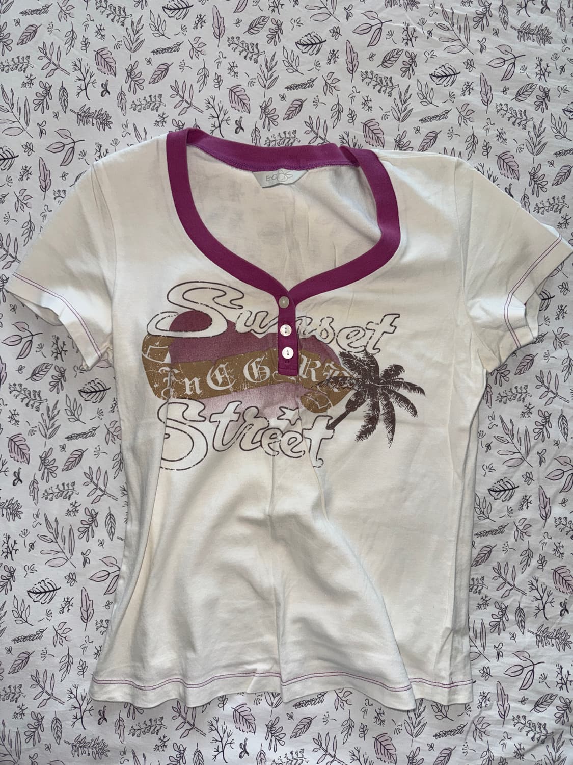 VTG SUNSET BUTTON TOP 상품이미지1