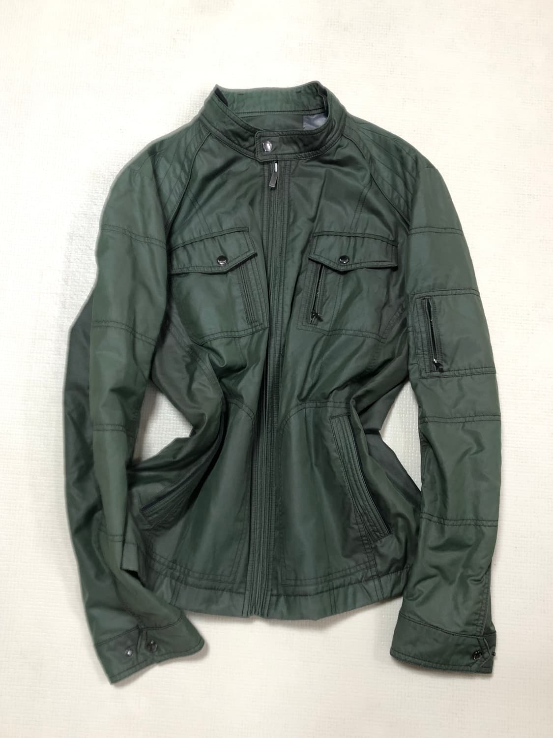 빈티지 그린 펑크 점퍼 상품이미지8