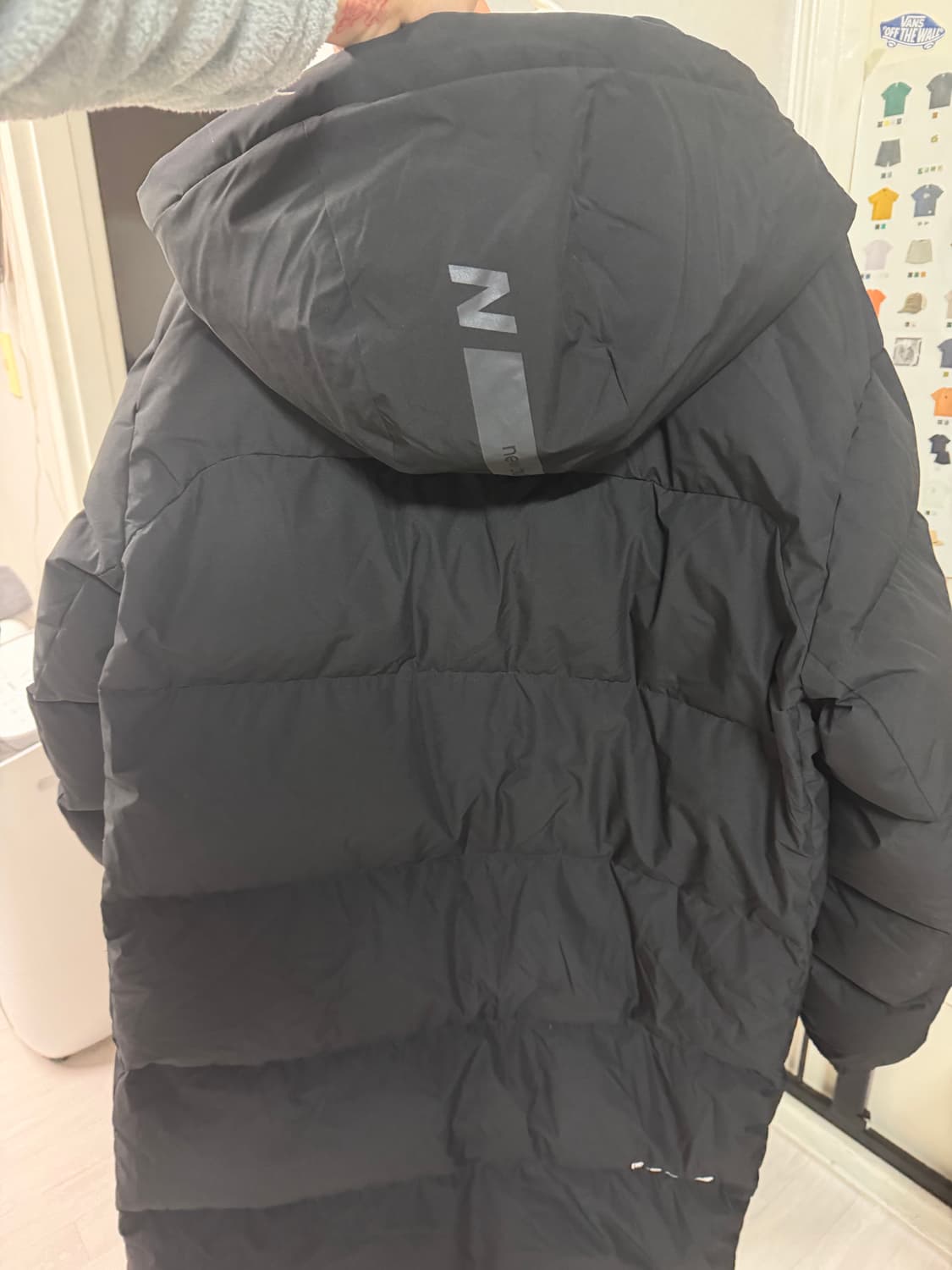 [2XL] 뉴발란스 UNI 액티브 롱 구스 롱패딩 블랙 상품이미지2