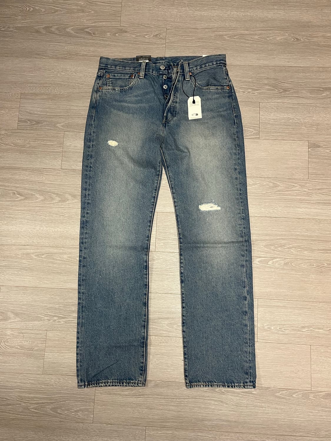 (국내미발매,새상품) 리바이스 501 스트레이트 데님 프리미엄 라인 청바 상품이미지1