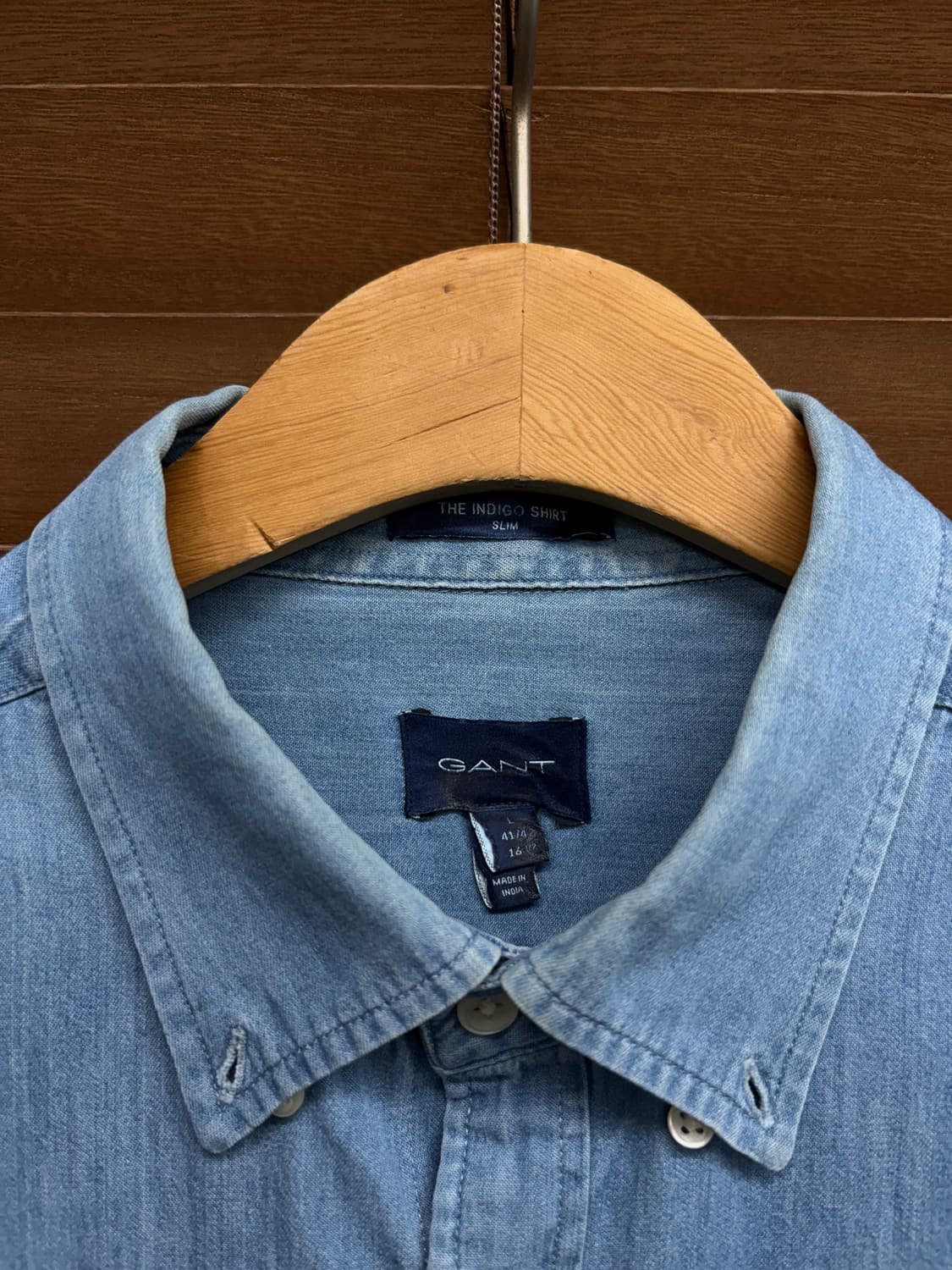 GANT 간트 인디고 데님 셔츠 상품이미지5