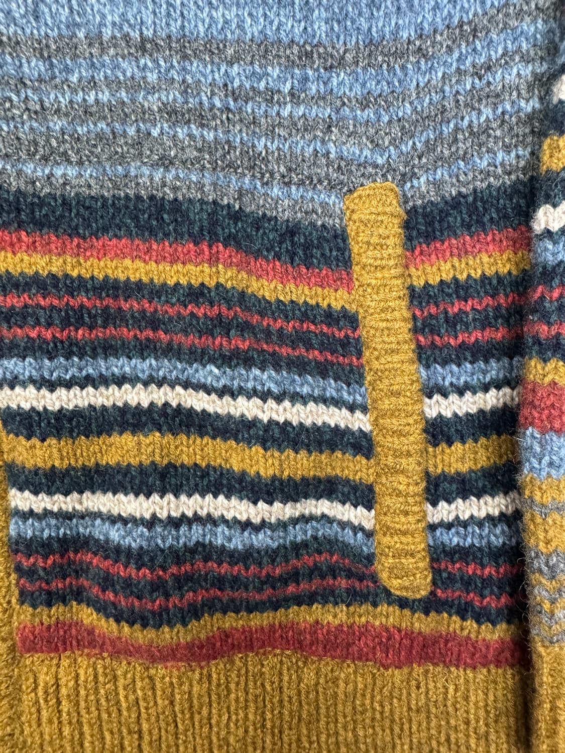 엘엘빈 L.L.Bean 램스울 멀티스트라이프 집업후드 M 상품이미지4