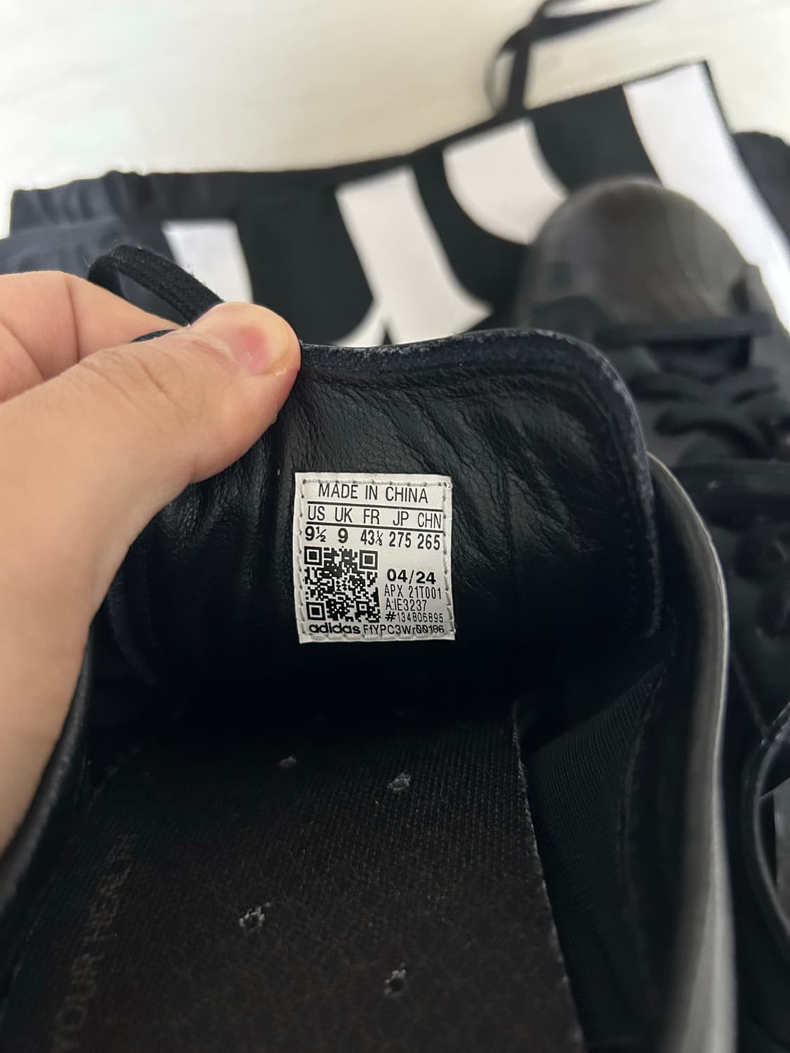 요지야마모토 Y-3 슈퍼스타 올블랙 상품이미지6