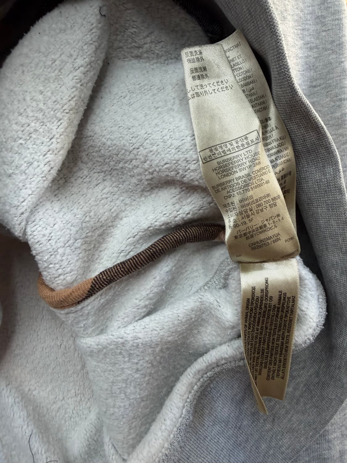 L/ 버버리 브릿 로고 기모 집업자켓 상품이미지9