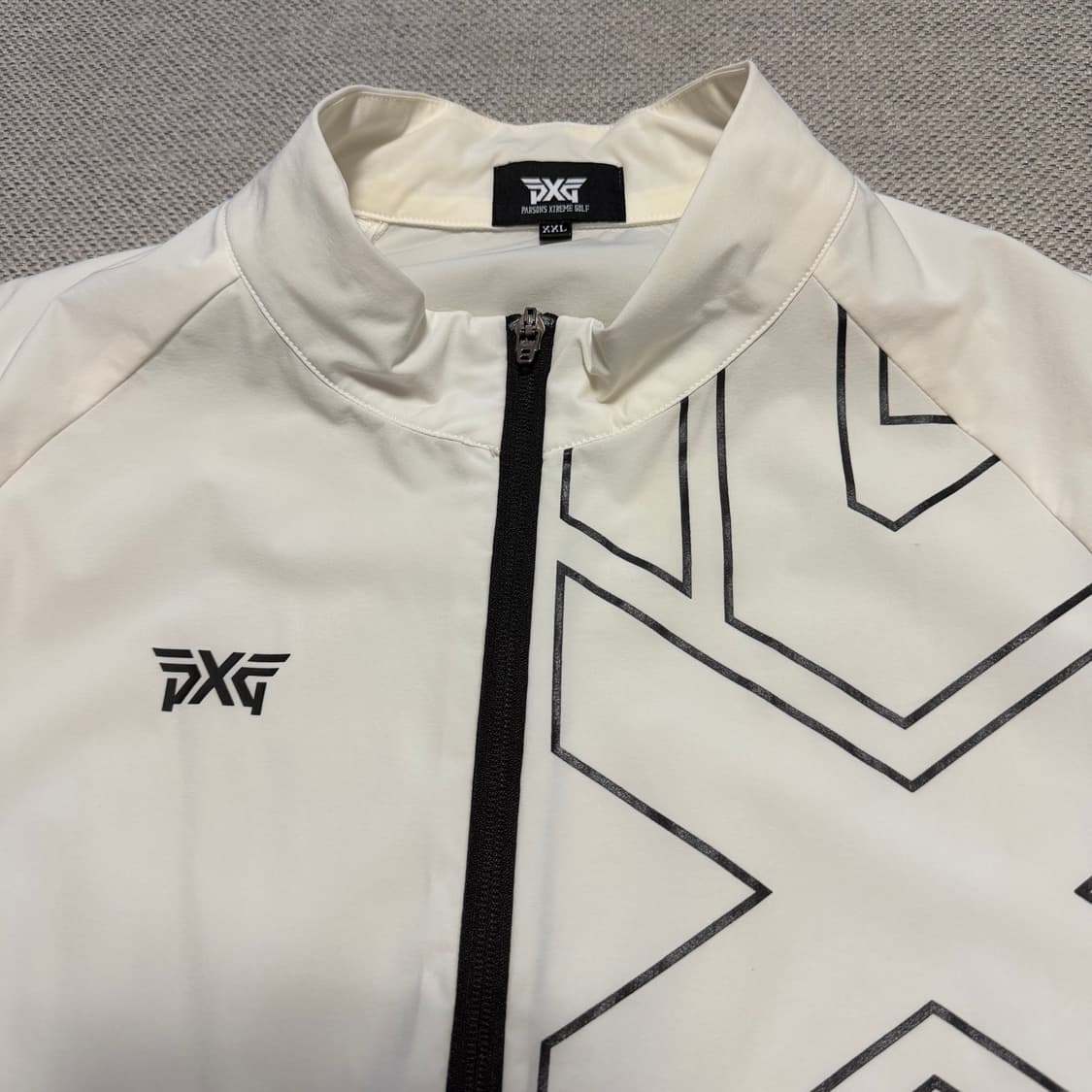 PXG 골프웨어 화이트 바람막이 자켓 상품이미지2
