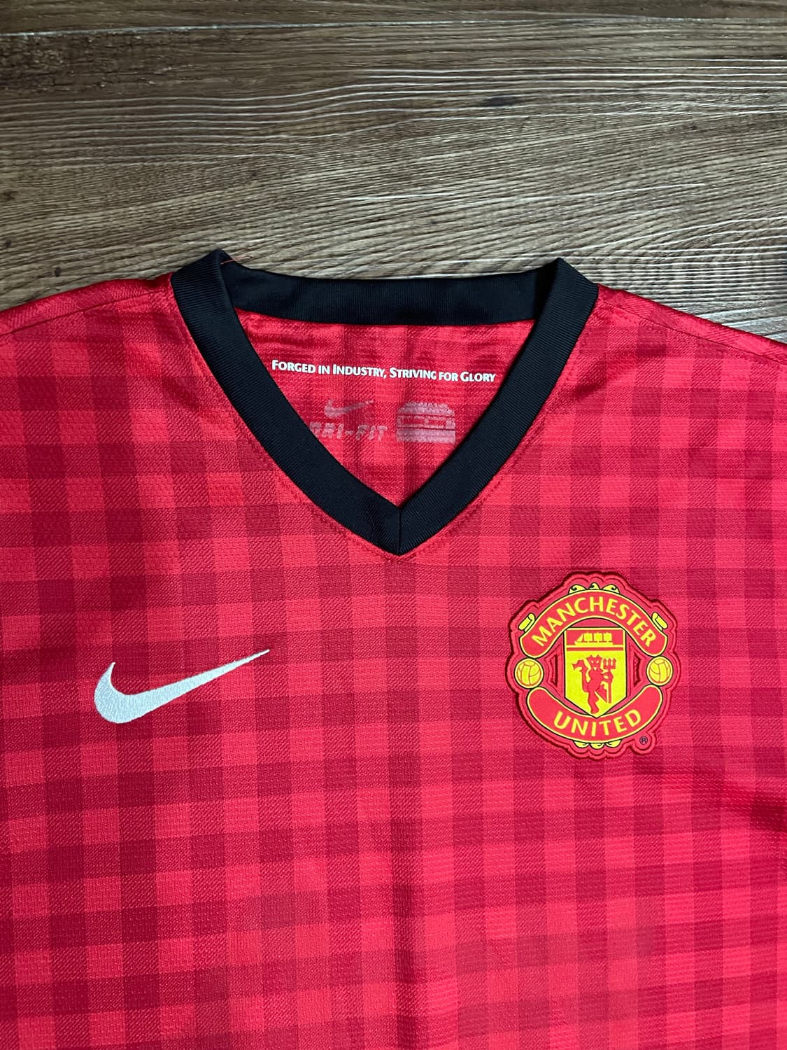 12-13 나이키 맨유 홈 유니폼 레드 상품이미지2