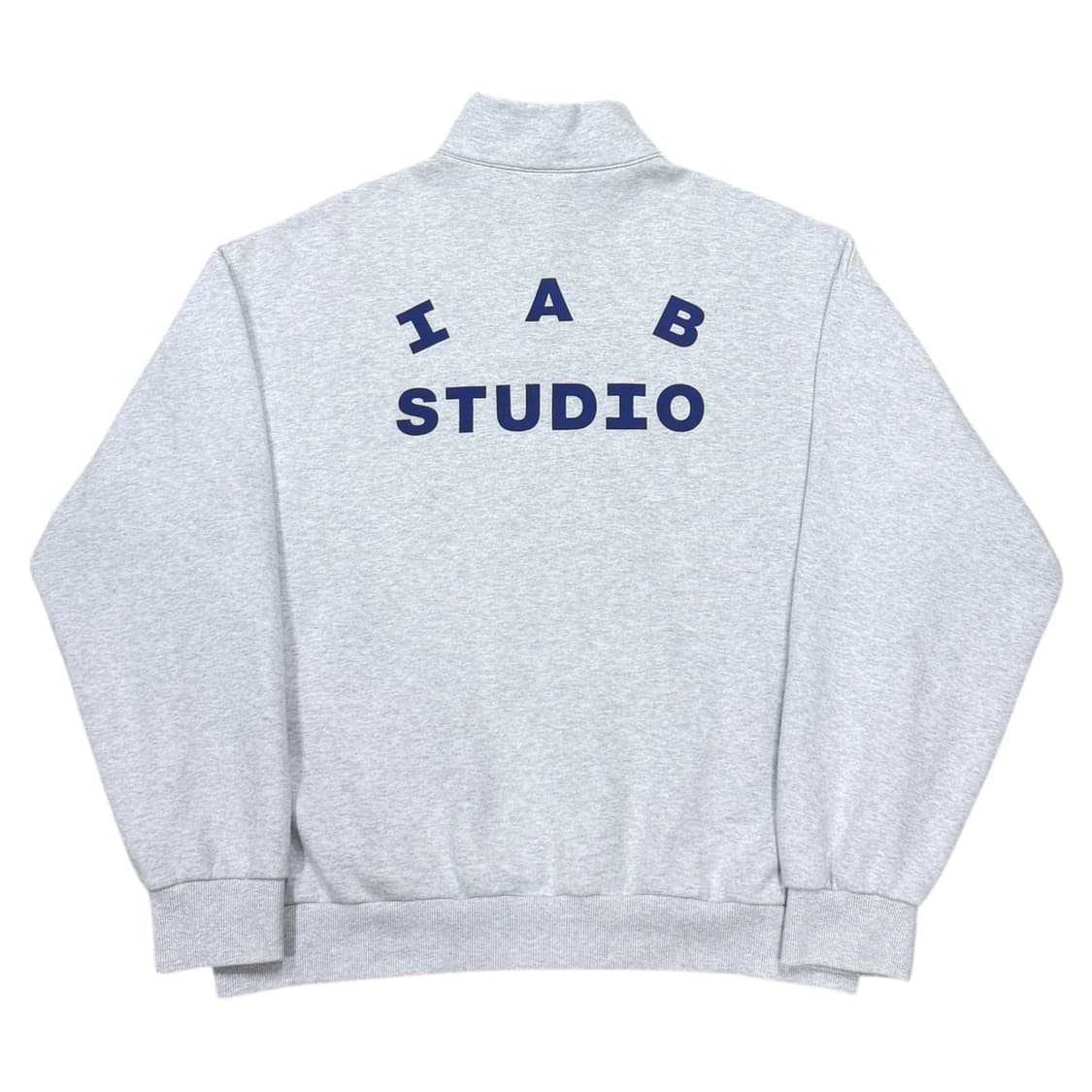 아이앱스튜디오 하프집업 풀오버 기모 맨투맨 라이트 그레이 L 상품이미지2