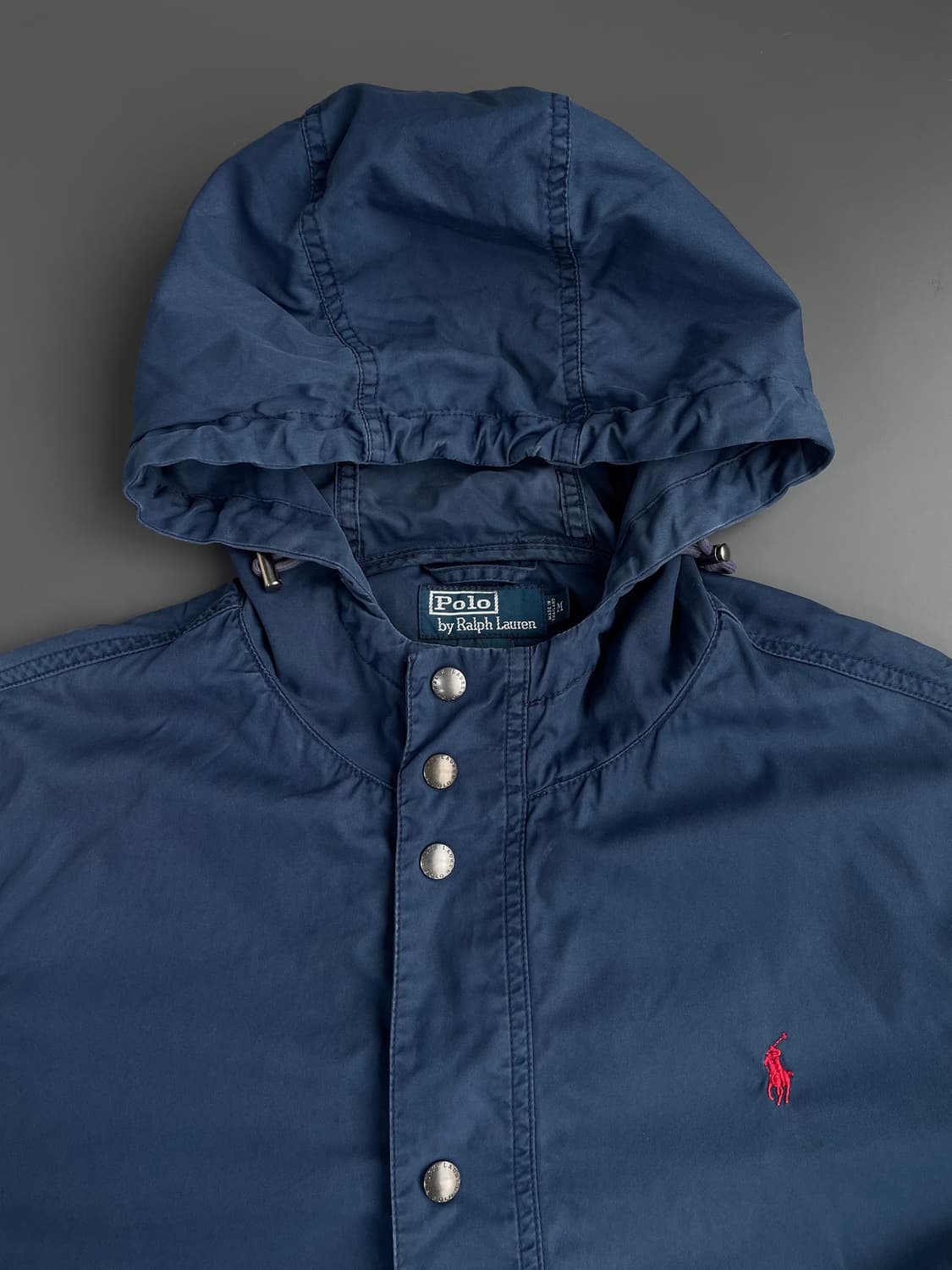 [M] 폴로 랄프로렌 자수로고 가먼트다잉 코튼 후드 자켓 상품이미지3