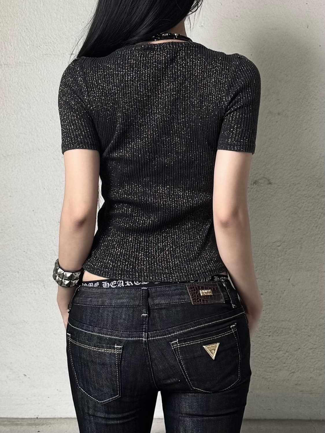 Glitter knit top 상품이미지2