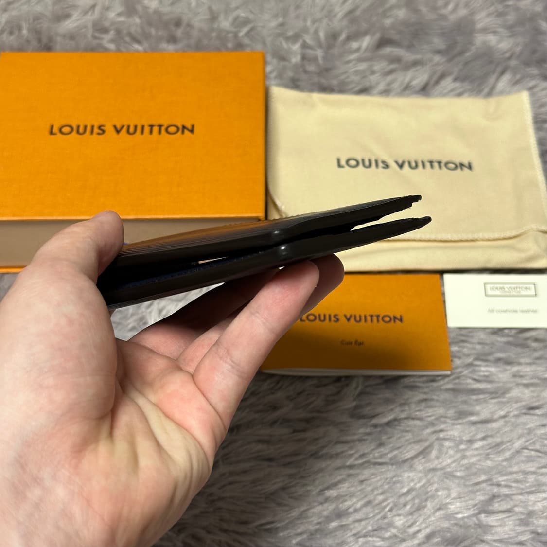 [풀구성] 루이비통 에삐 멀티플 월릿 반지갑 네이비 상품이미지8