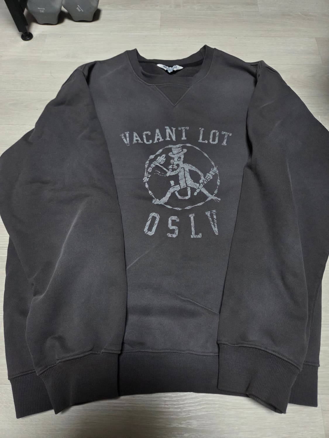 [1] 아워셀브스 워시드 스웻셔츠 차콜 상품이미지2