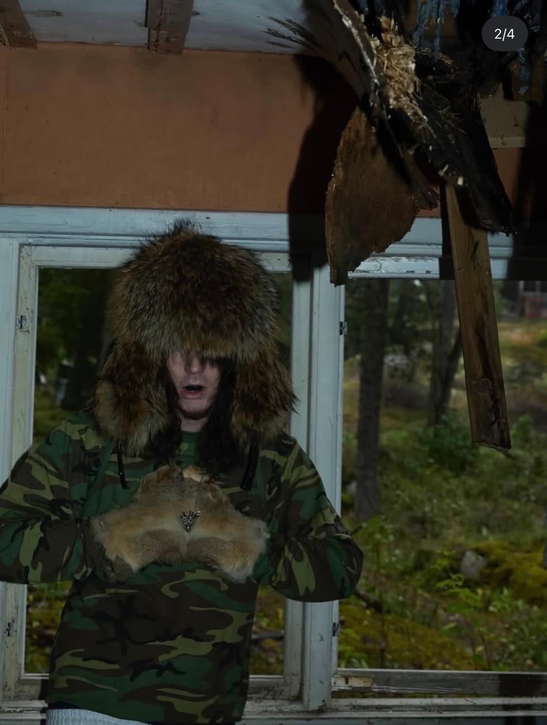 at is at 트리플 레이어드 티셔츠 (카모) 상품이미지3