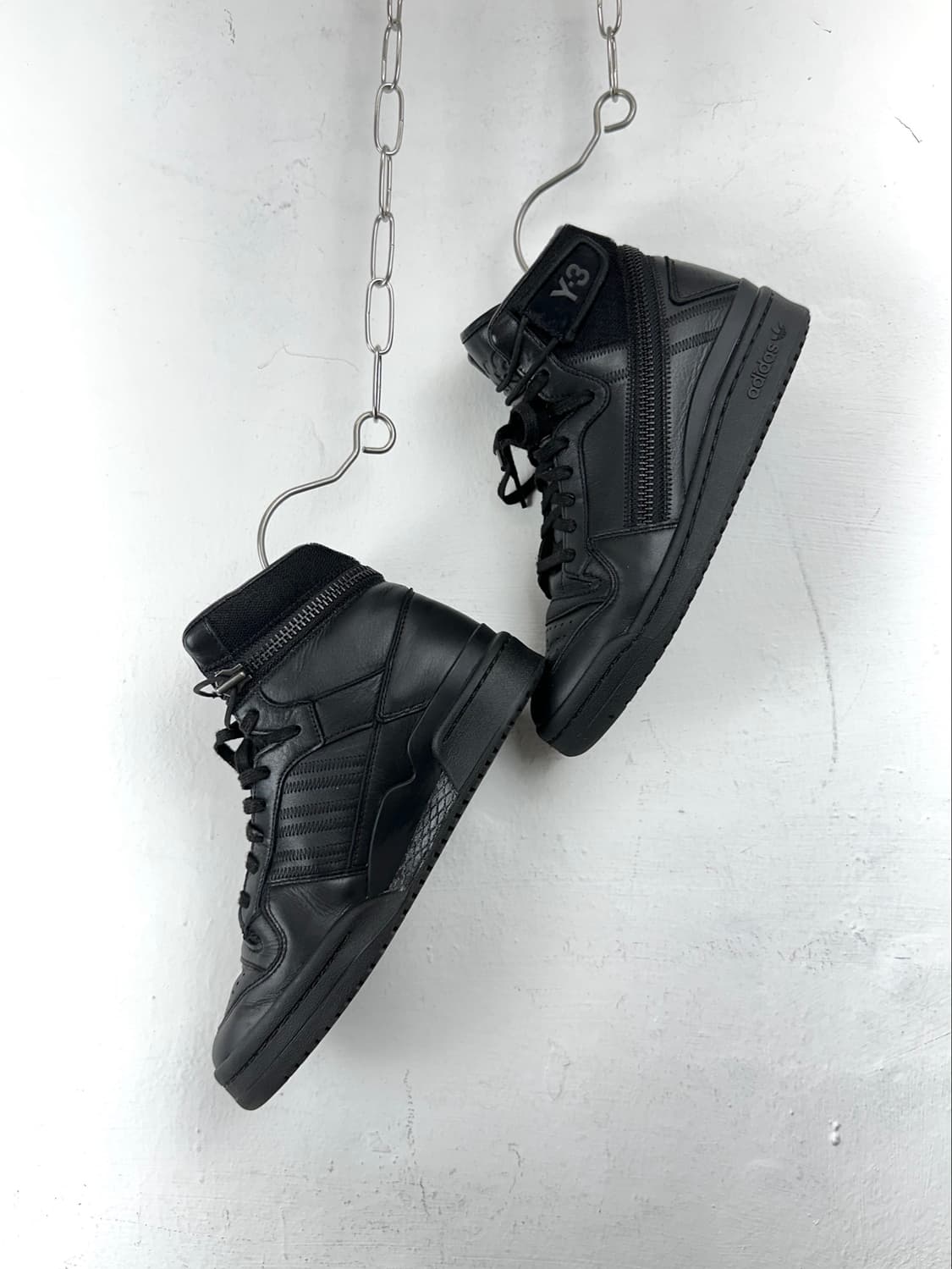 Y-3 Adidas Forum High Triple Black High  상품이미지2