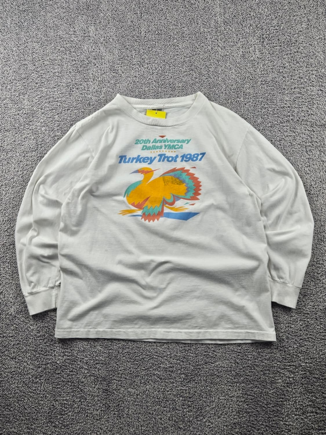 1987 터키 트롯 20주년 싱글스티치 롱슬리브 (L추정) / 11139 상품이미지1