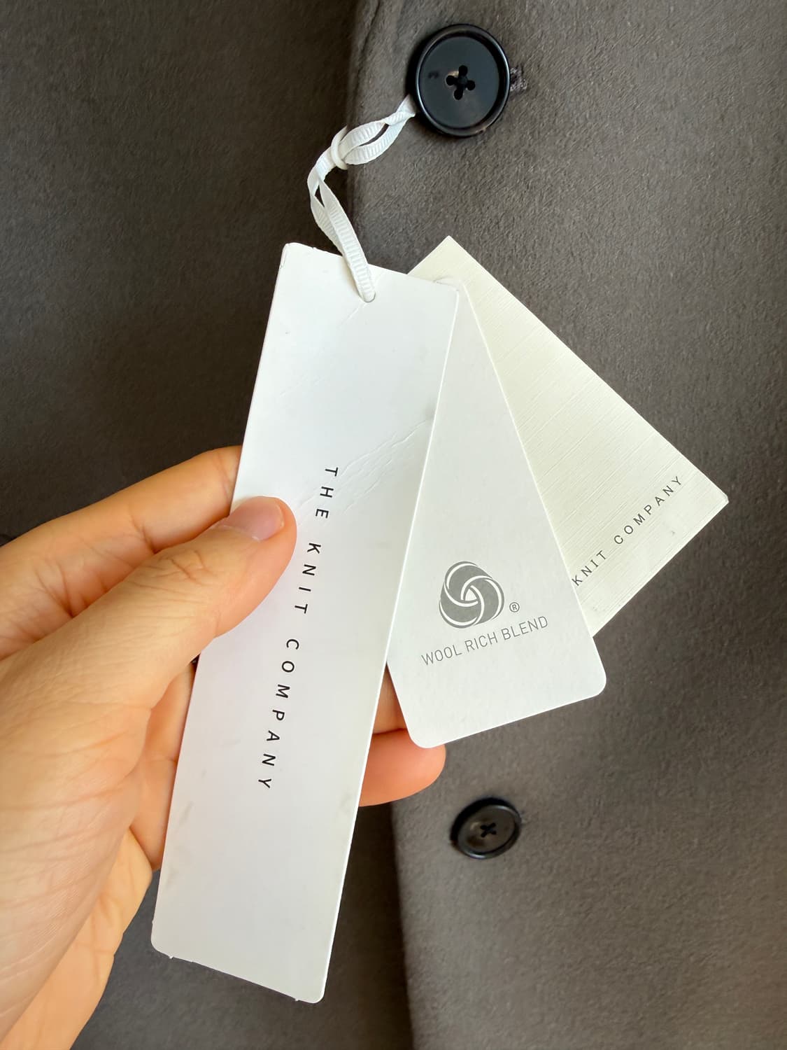 더니트컴퍼니(THE KNIT COMPANY) 코트(울마크, 택 달린 제품 상품이미지5