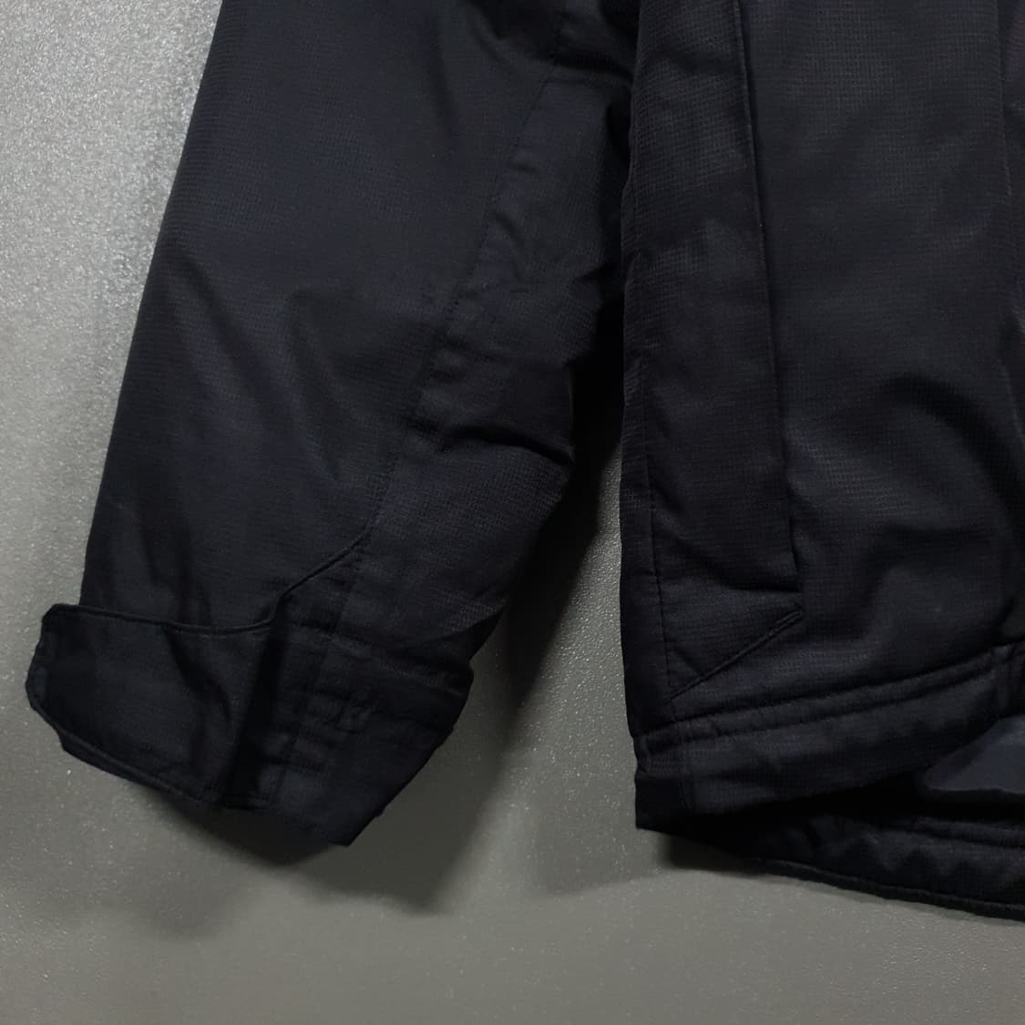 실측 L (100) 나이키 00s 맨유 박지성 후드 자켓 패딩 점퍼 블랙 상품이미지3