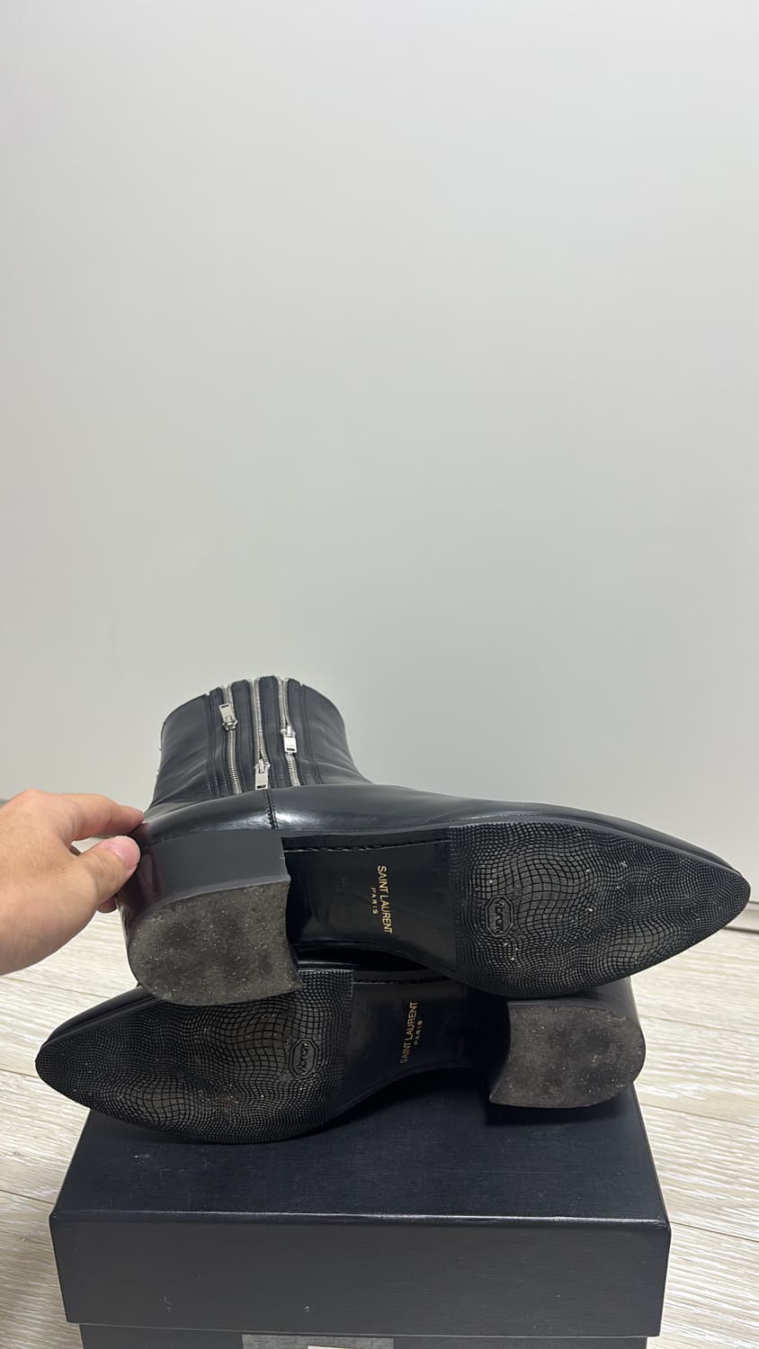 생로랑 15fw 에디슬리먼 와이어트 트리플 지퍼 첼시 부츠 상품이미지5