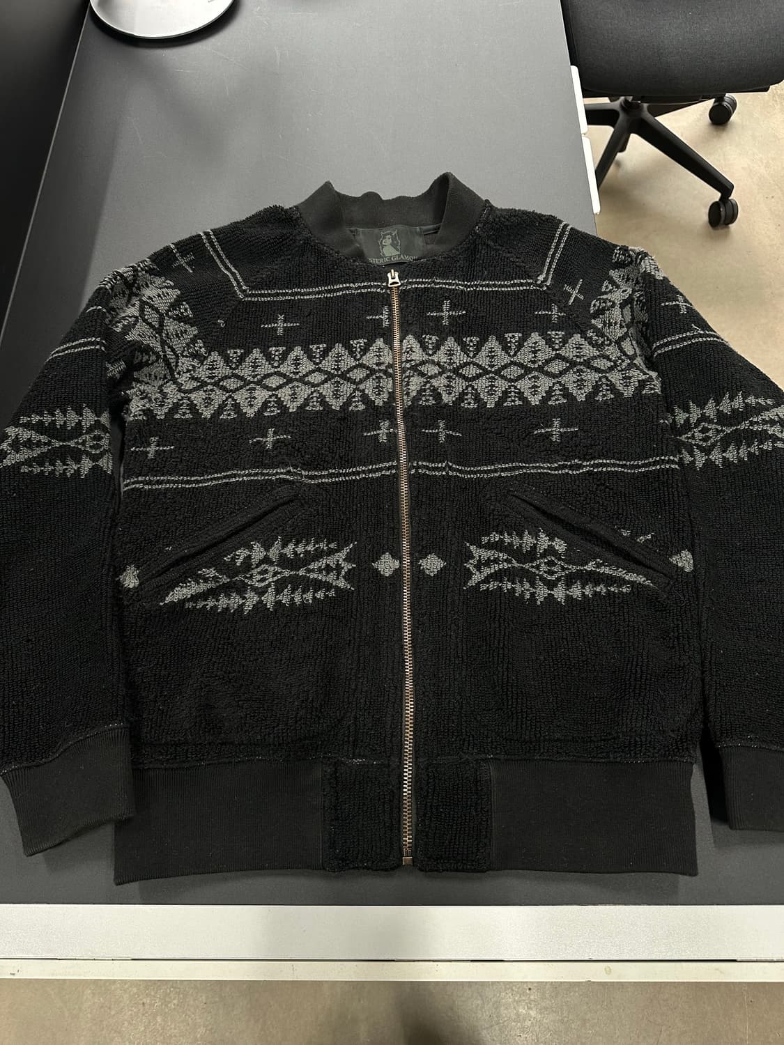 히스테릭글래머 히스걸 노르딕 헤비테리 바시티자켓 상품이미지6