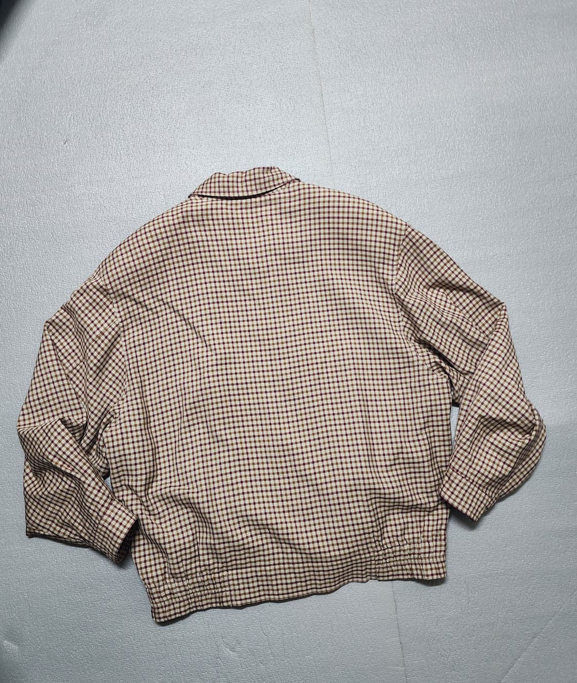 빈티지 카디널 올드스쿨 체크 블루종 자켓 상품이미지4