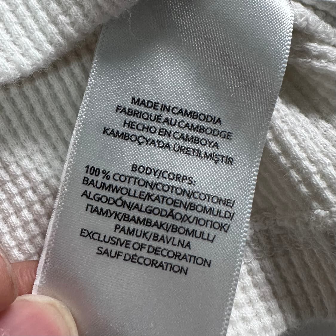 폴로 랄프로렌 화이트 와플 티   상품이미지6