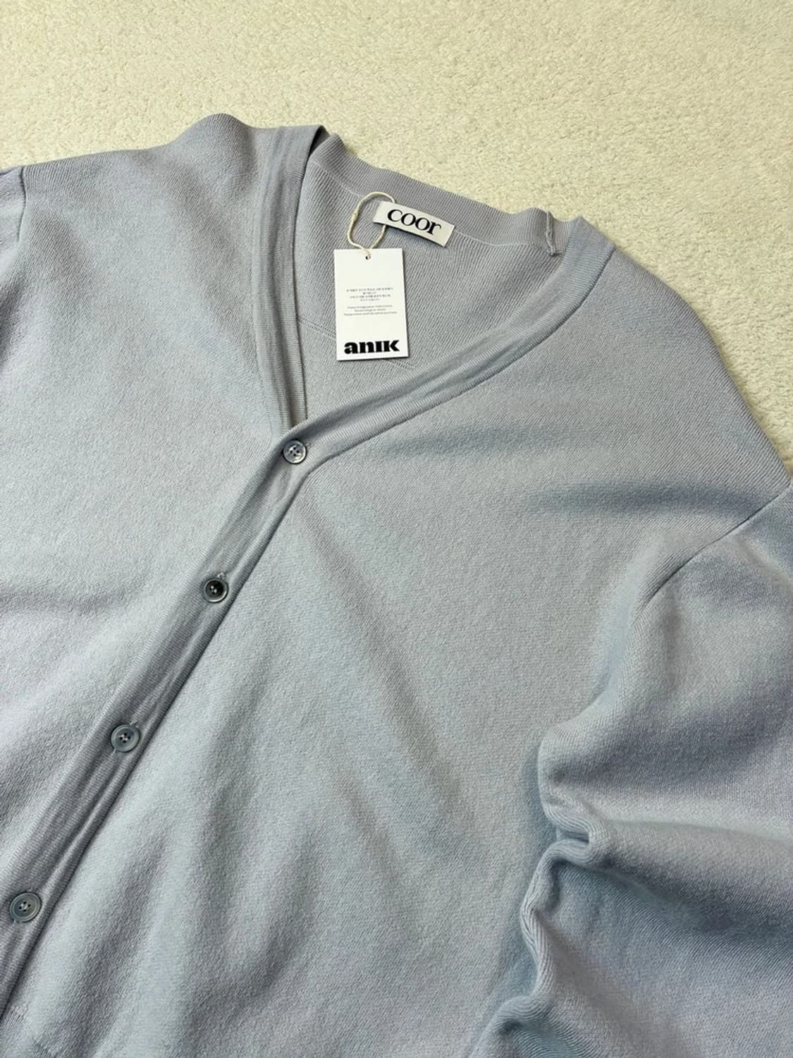 쿠어 COOR 미니멀 오버 울 니트 가디건 PN6146 상품이미지2