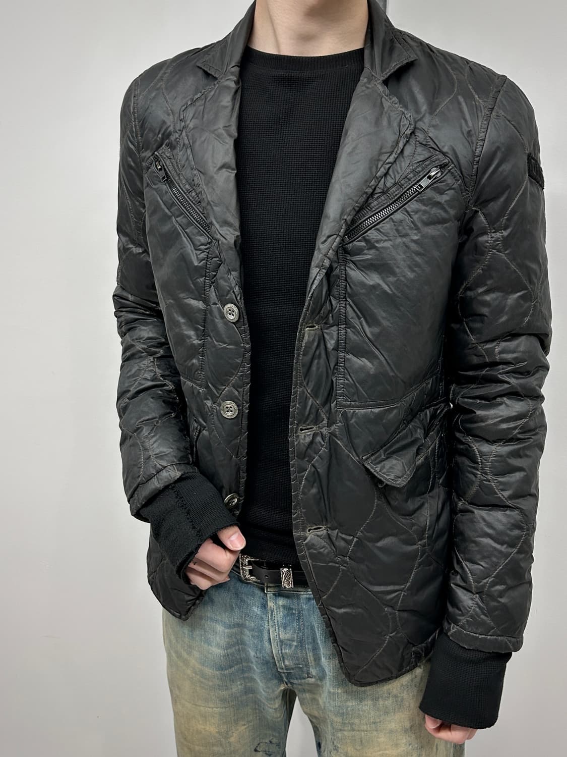 90’s 디젤 퀼티드 블레이저 상품이미지2