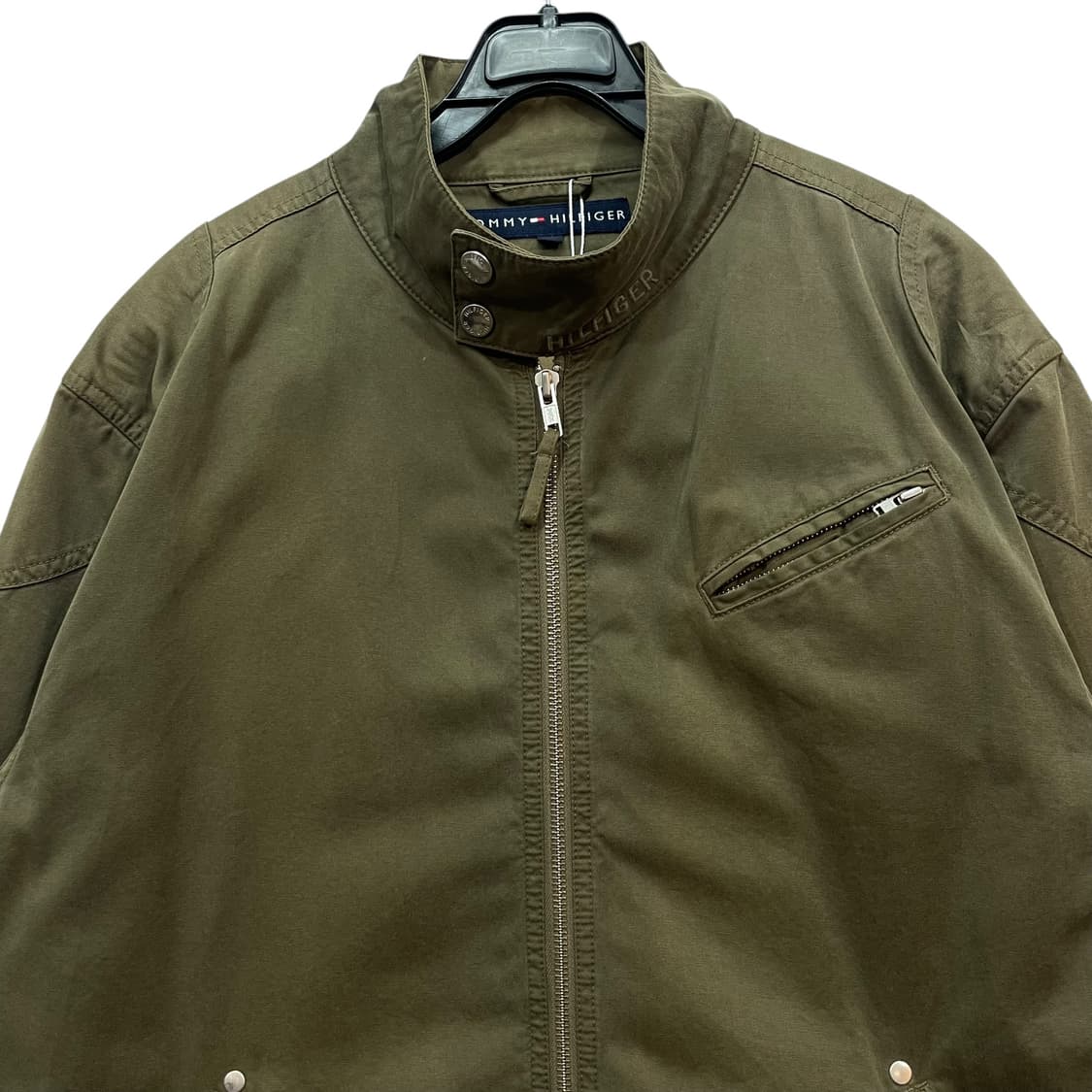 Tommy Hilfiger Olive Zip Jacket 상품이미지4