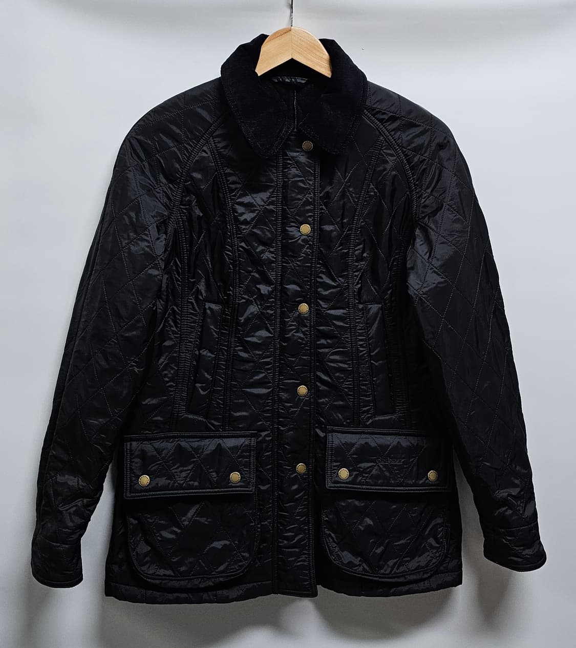 바버 여성 비드넬 폴라퀼트 퀼팅자켓 UK8 국내55 상품이미지1