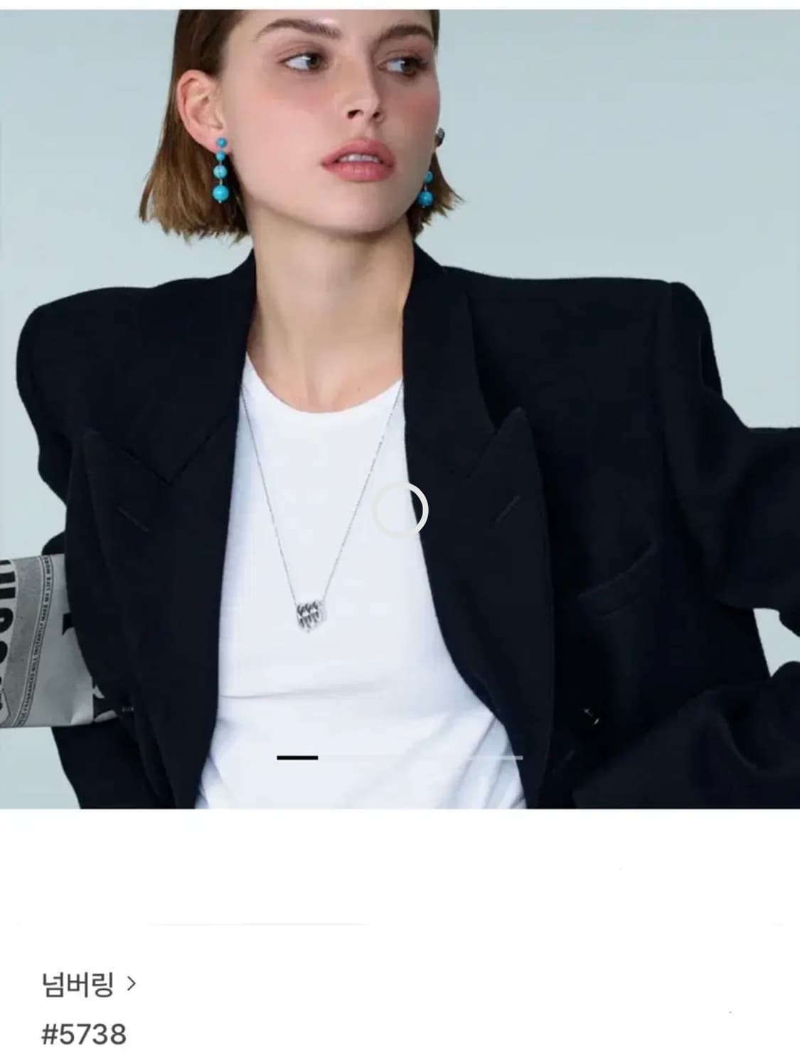 넘버링 목걸이 상품이미지1