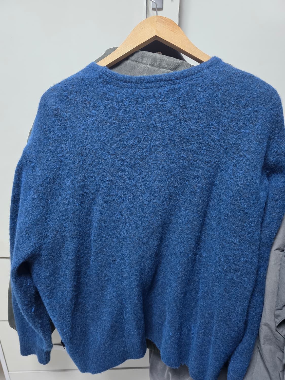 스투시 모헤어 가디건 블루 XL 상품이미지2